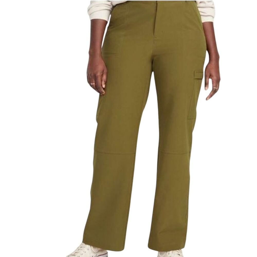 Trendsi Women's High-Waisted All-Seasons StretchTech Cargo Pant Size Large
